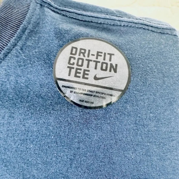 NEW Nike Dri Fit Dallas Cowboys Icon T-Shirt Short Sleeves Blue Youth Medium - Picture 4 of 8